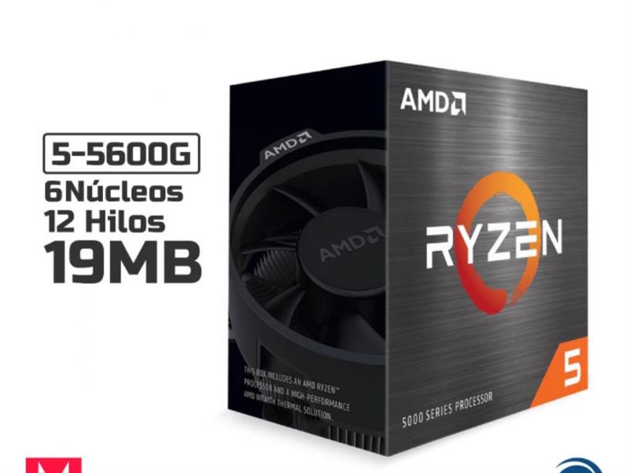 AMD Ryzen 5 5600G c/ Vega Graphics AM4 Microprocesador