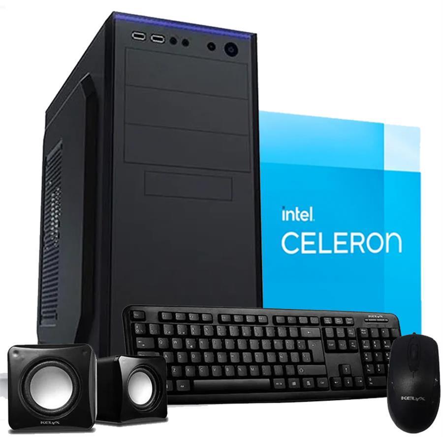 PC Intel Celeron Hogar/Oficina, 8gb, SSD 240gb, Gabinete, Win 10, B460 Asus