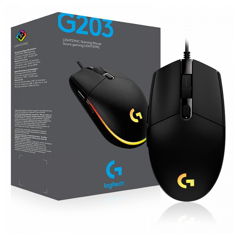 Mouse Logitech G203 Black