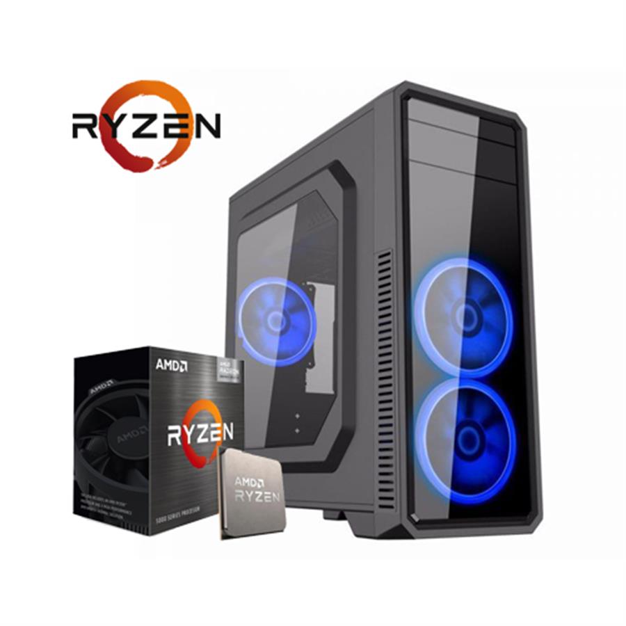 PC GAMER Ryzen 7 5700G, 16GB, SSD 480gb, Video Vega 8, Gabinete c/ Kit