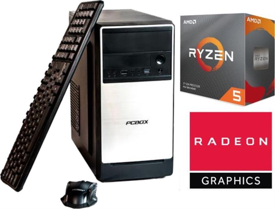 Pc Ryzen 5 4600g, Video Vega 7, SSd 240gb, 8gb! PC BOX! Windows 10