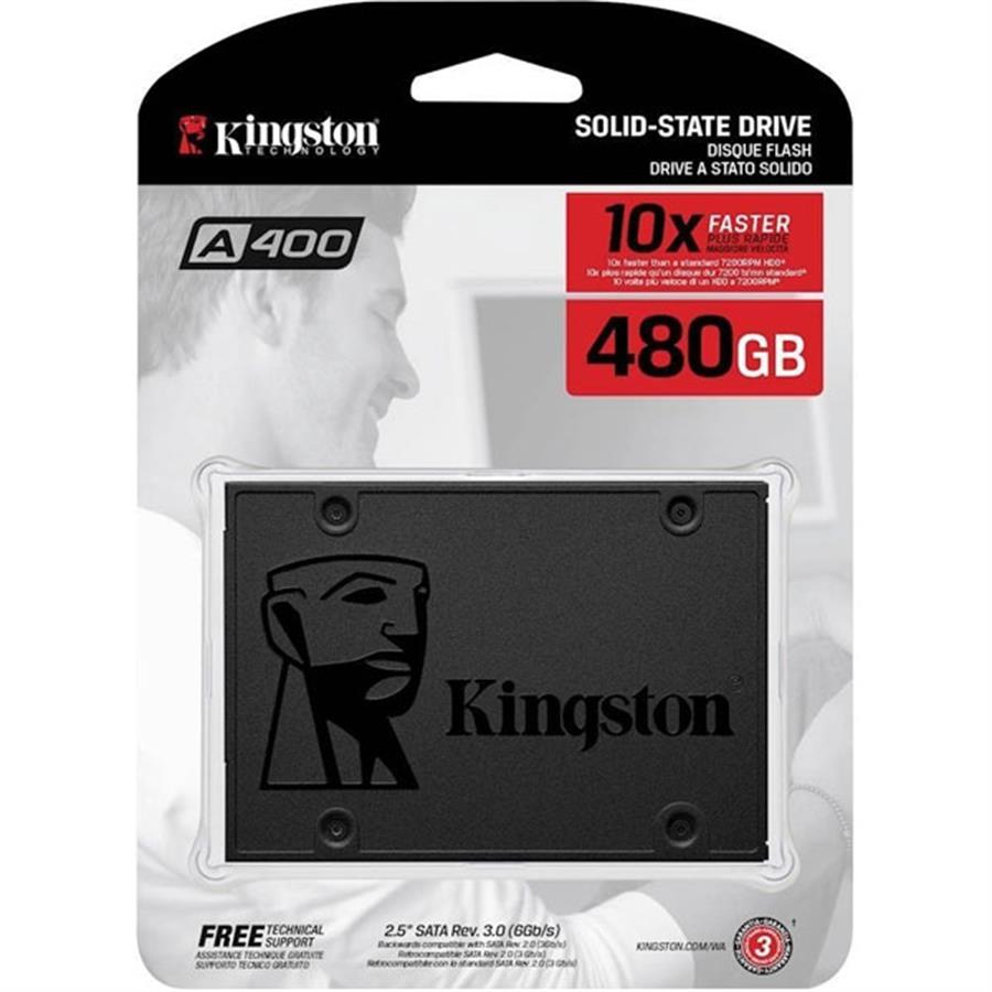 SSD 480GB KINGSTON A400 SATA III 2.5"