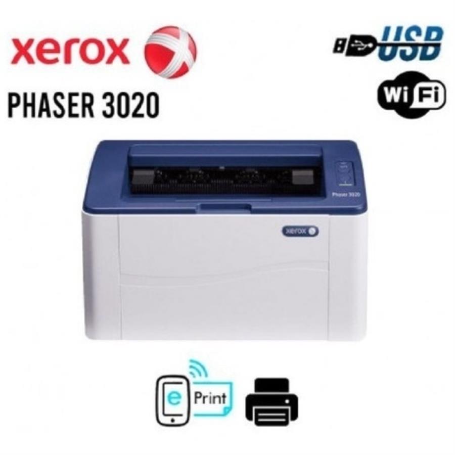 Impresora Laser WIFI Xerox Phaser 3020/BI - Blanco/Azul - 220V - 240V