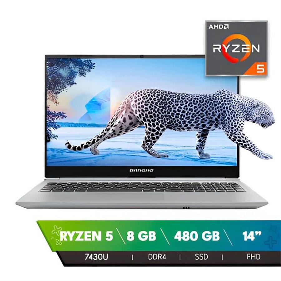 Bangho Notebook MAX L4 14" Ryzen 5 7430U 8Gb SSD 480Gb