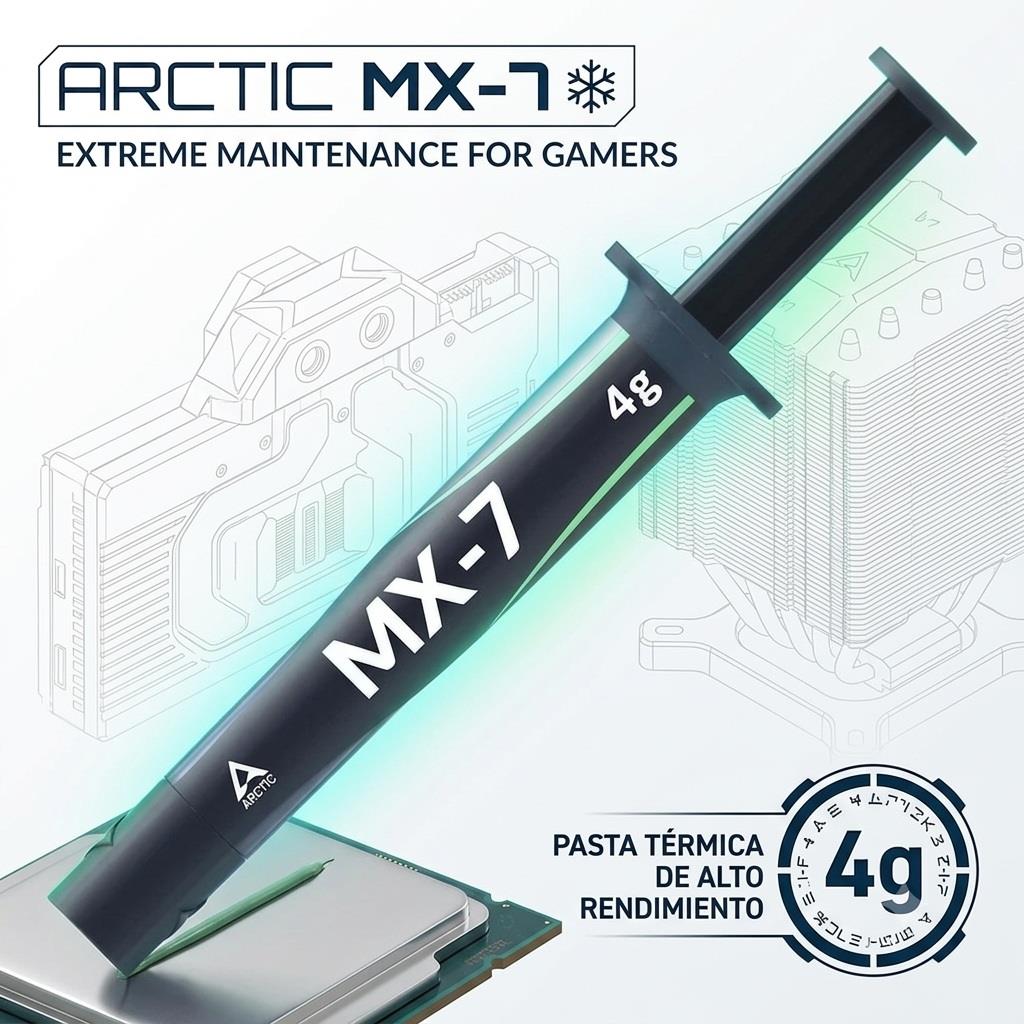 Pasta Termica ARCTIC MX7 MX-7 4GR. Rendimiento extremo!