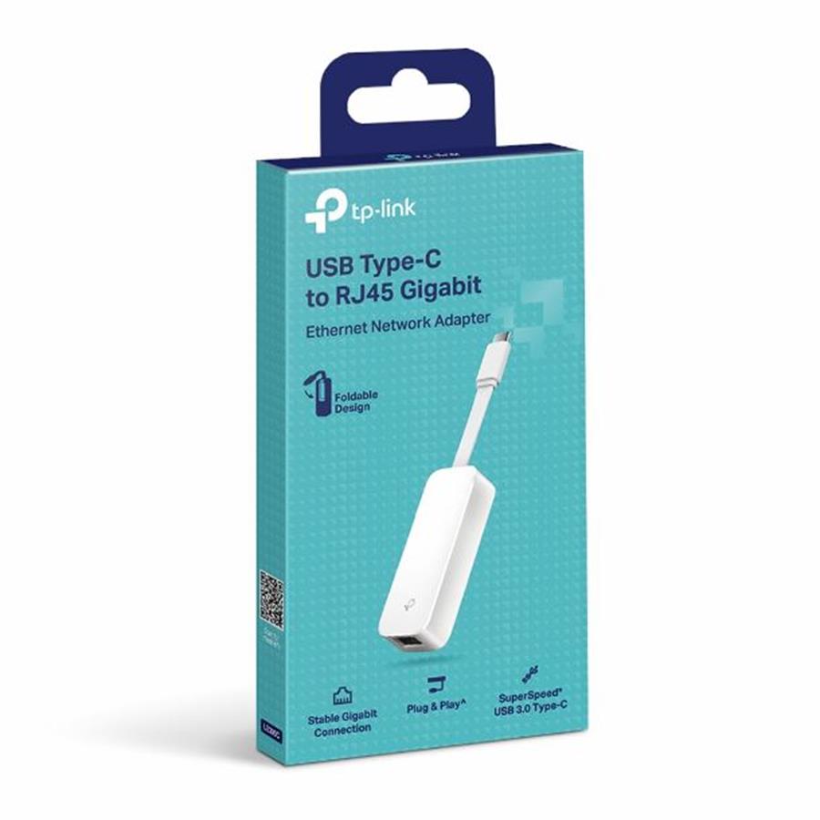 ADAPTADOR TP-LINK UE300C USB-C A ETHERNET GIGABIT RJ45