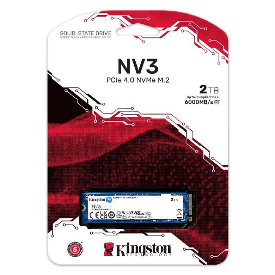 SSD 2TB KINGSTON SNVS NV3 NVME M.2 GEN4 6000MB/S 2280