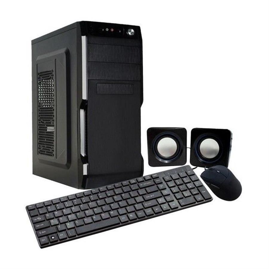 Kit Gabinete Cromax Teclado, Mouse y Parlantes. Fuente 500w