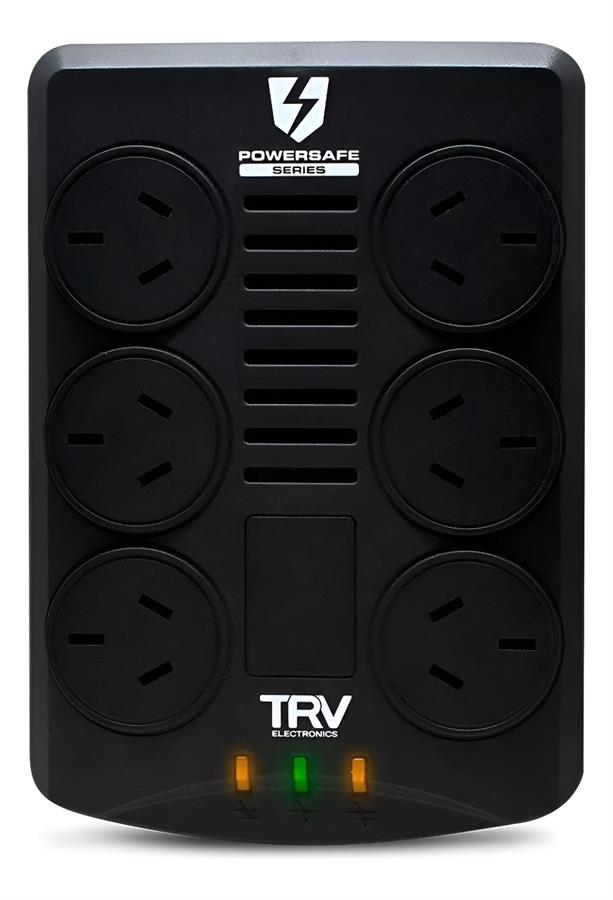 ESTABILIZADOR TRV 2000va POWERSAFE 2I RJ-45/11 PORT 6 Bocas