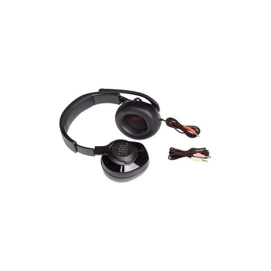 Auricular JBL Quantum 200 Gamer Negros Cable