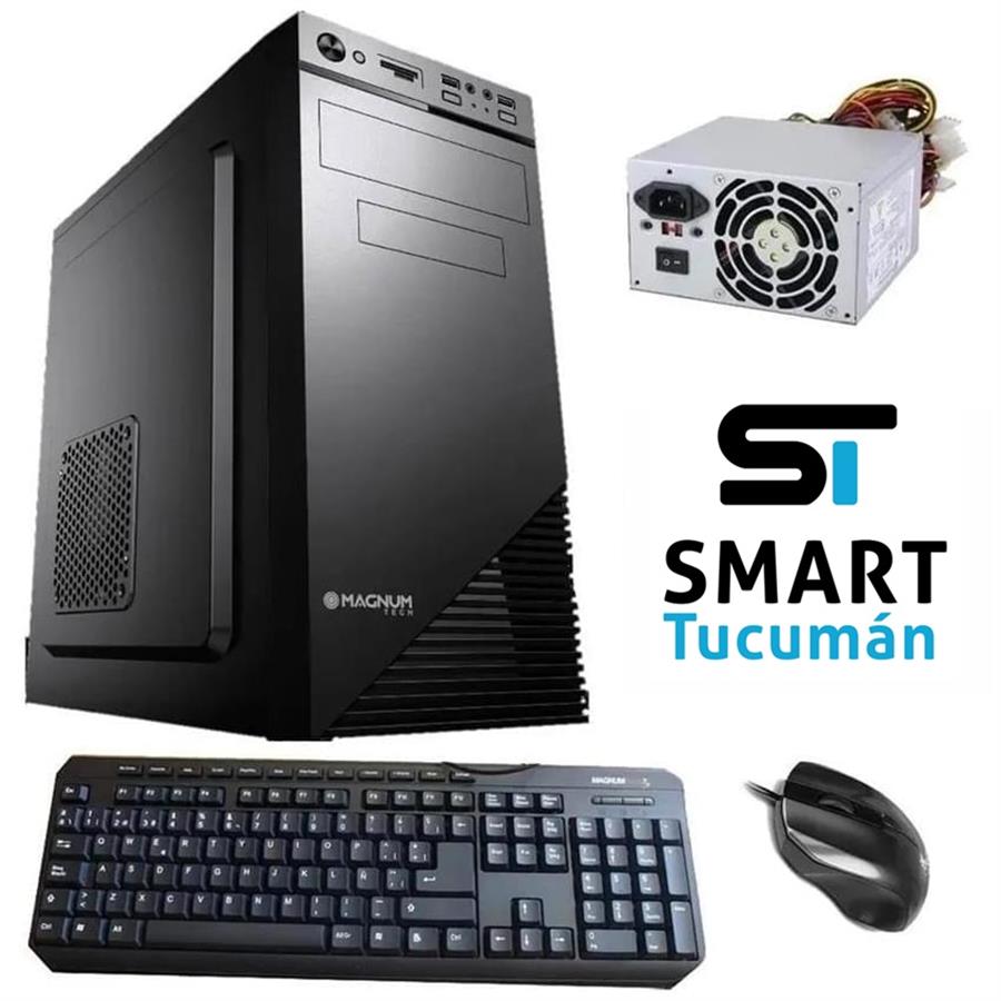 Gabinete Kit Magnum Tech Mt-K835 Negro Teclado, Mouse USB. Fuente 500w