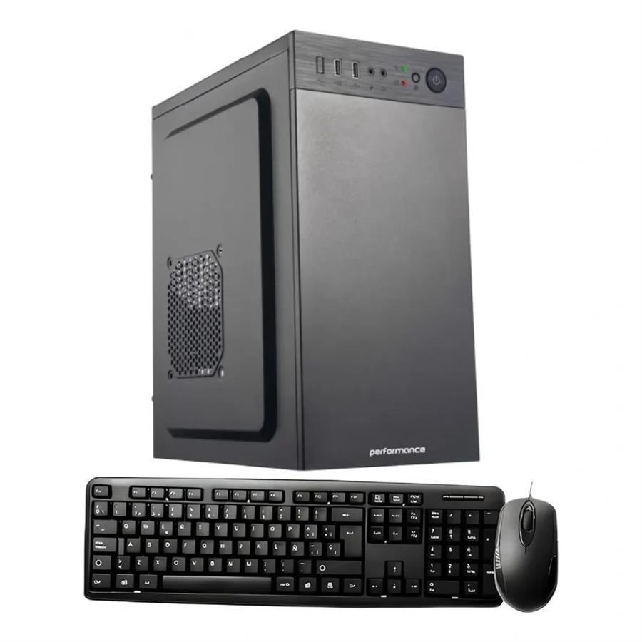 Gabinete c/ Kit Performance Shine (Teclado + Mouse) Con Fuente 500w