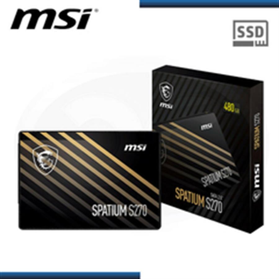 Disco SSD MSI 480GB SPATIUM S270 SATA 2.5″