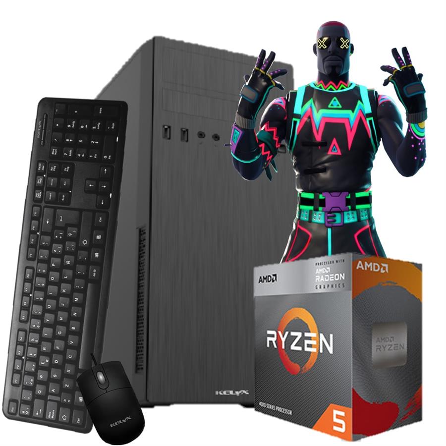 6 CUOTAS SIN INTERES! Pc GAMER Ryzen 5 4600g, Video Vega 7, 8gb DDR4, Ssd 512gb! Performance Windows 10 A520m 3200mhz