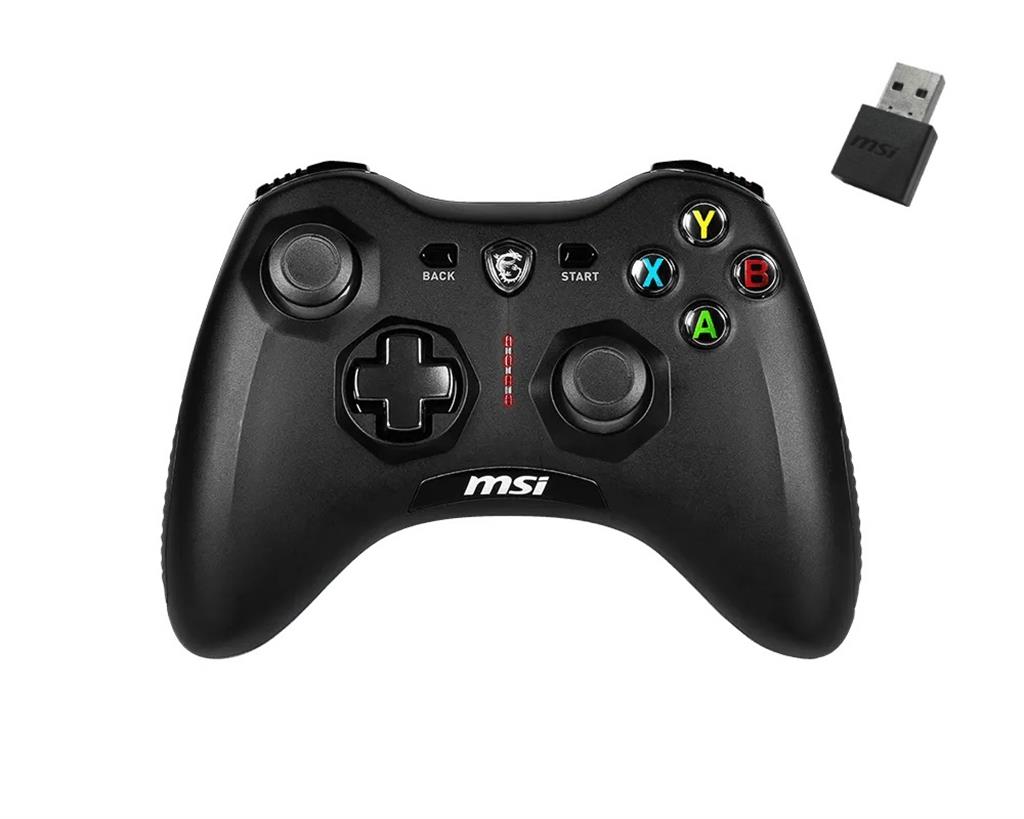 Joystick Msi Force Gc30 V2 Wireless Inalambrico c/ Dongle Black