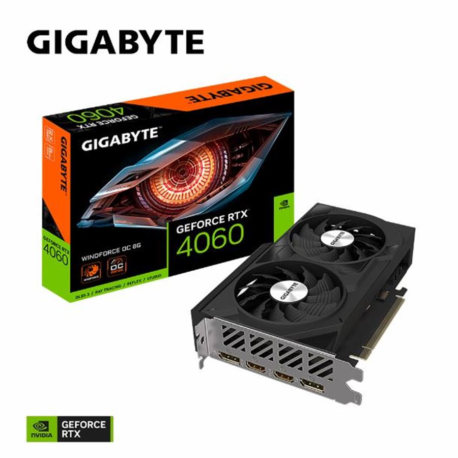 RTX 4060 8GB GIGABYTE WINDFORCE OC VIDEO GEFORCE