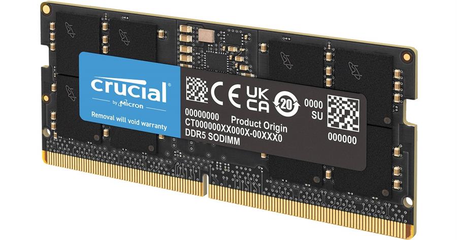 MEMORIA 8GB DDR5 4800mhz CRUCIAL Sodimm Notebook