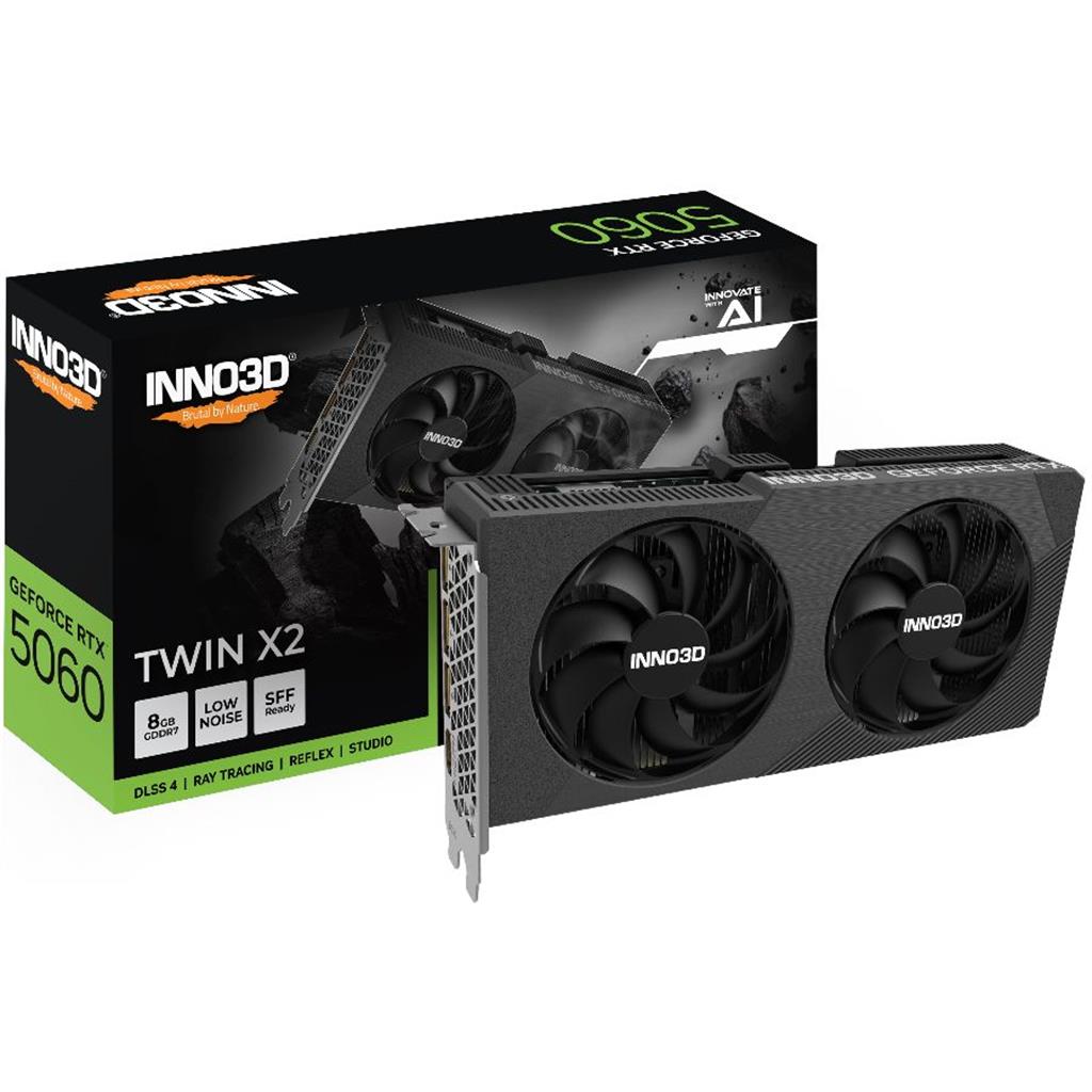 Placa De Video Geforce RTX 5060 8Gb Inno3D Twin X2