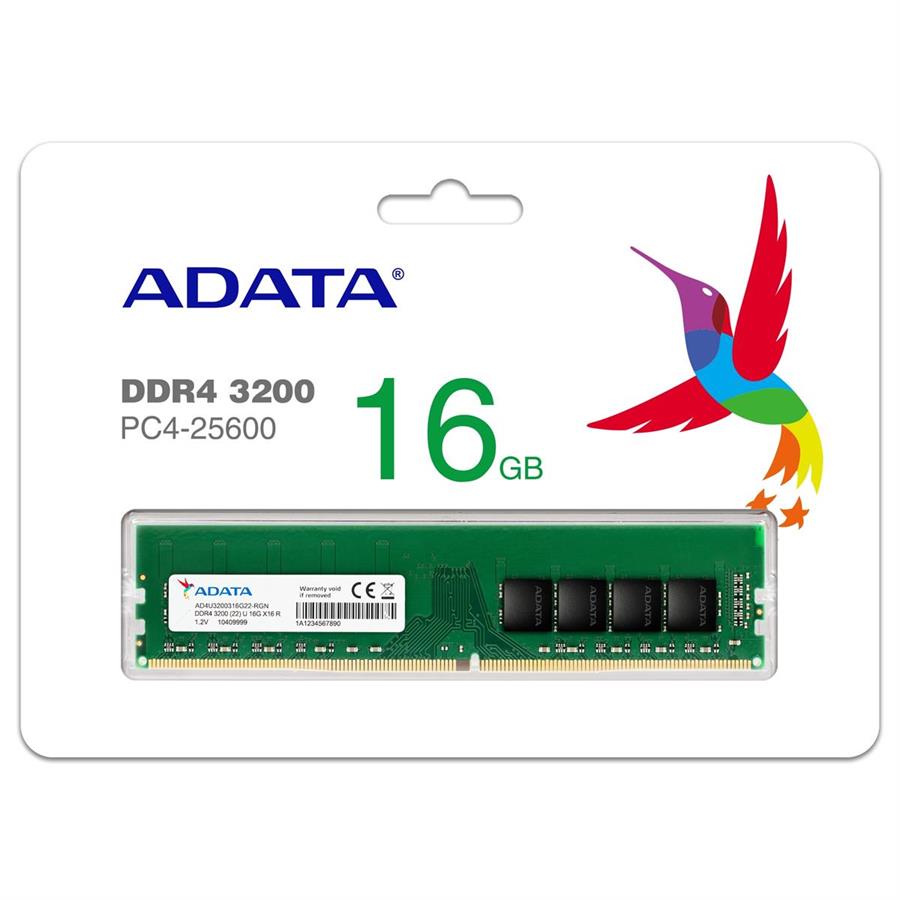 MEMORIA RAM 16GB DDR4 3200 ADATA u dimm Pc