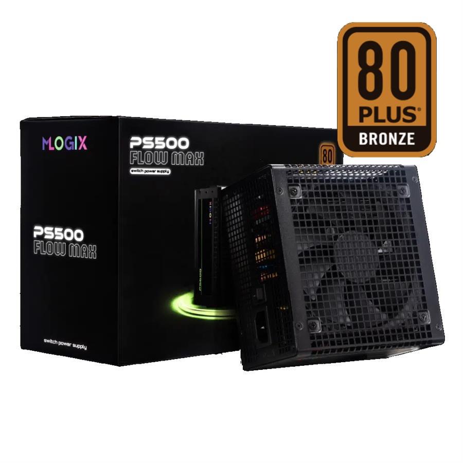 Fuente Mlogix Flow Max 500w ps500 80+ Plus Bronze