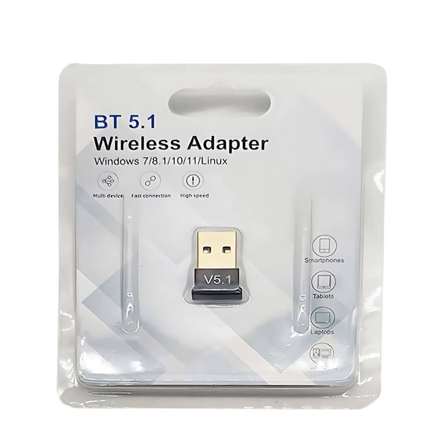 Adaptador Bluetooth 5.1 WIRELESS BT-51 PC Dongle