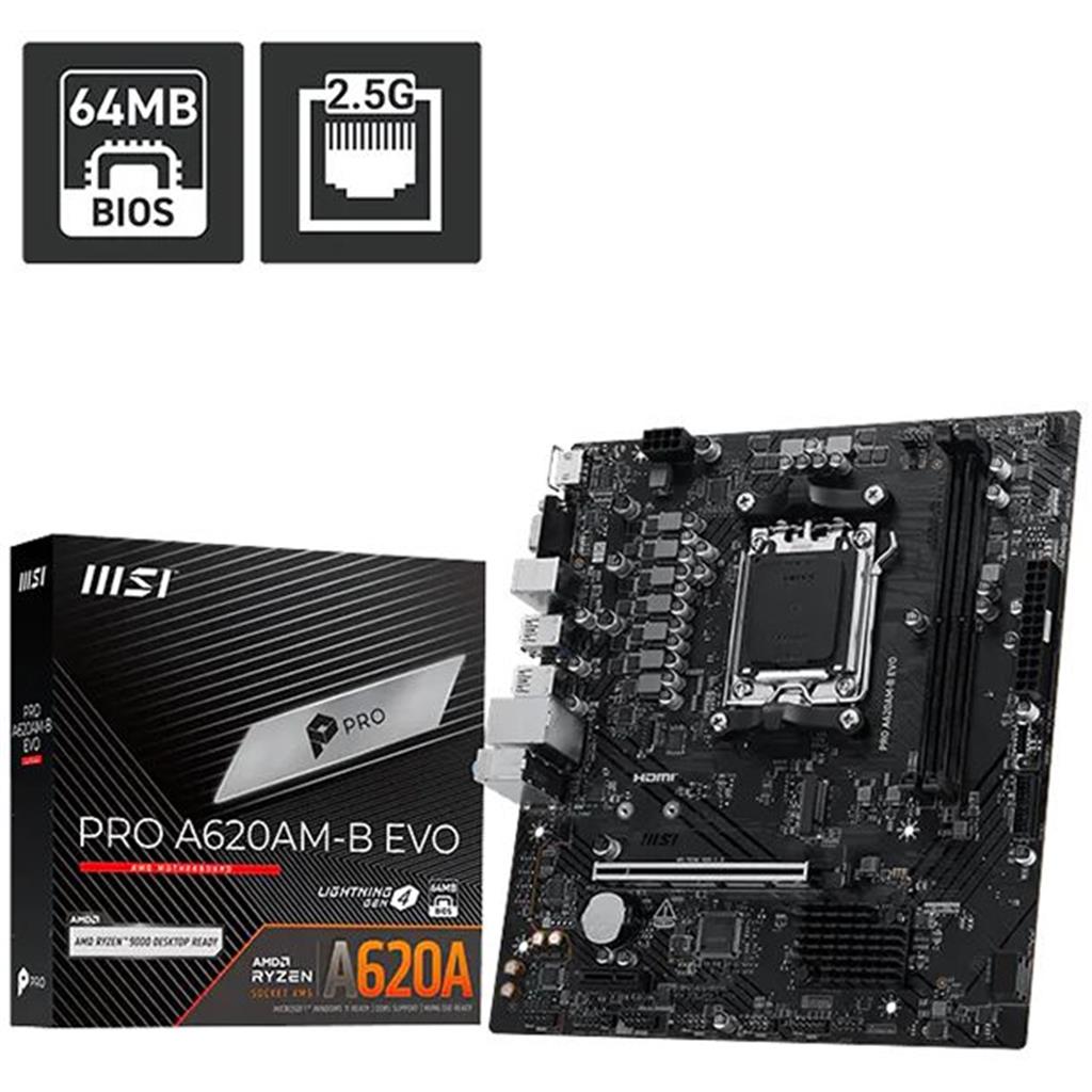 MOTHER MSI PRO A620AM-B EVO DDR5 AM5
