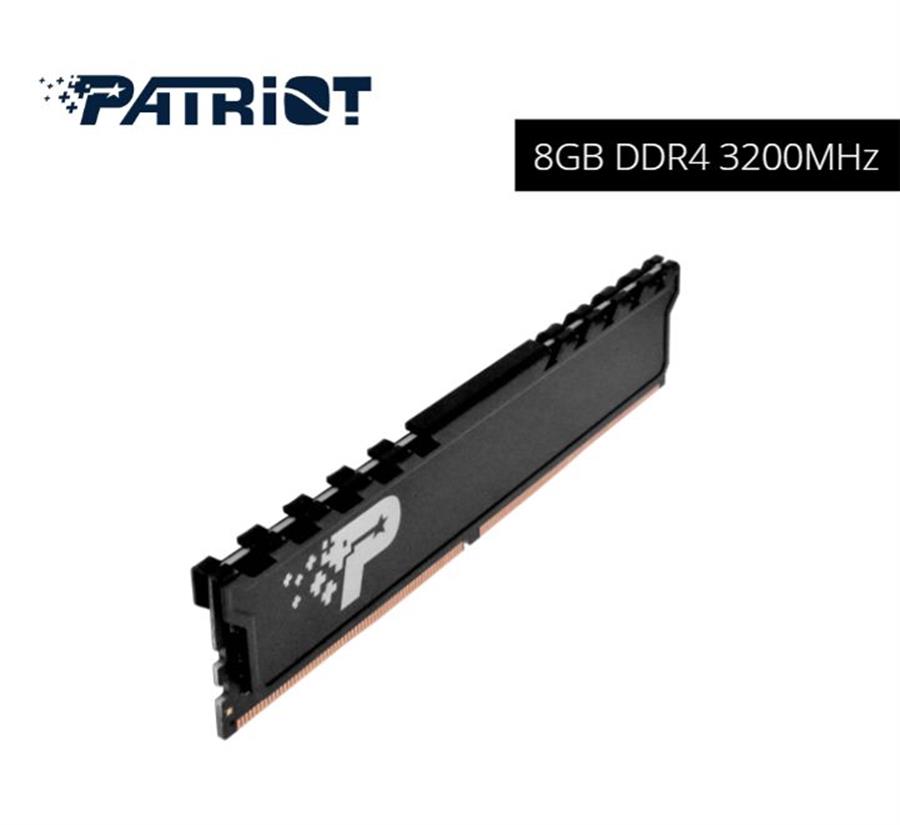 Memoria Ram Patriot 8gb 3200Mhz Premium Disipador DDR4