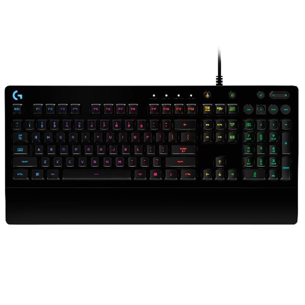 Teclado Gamer Logitech G213 Prodigy Español c/ apoya manos