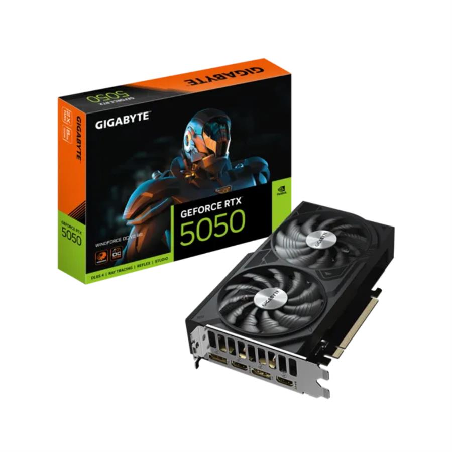 Placa de Video GIGABYTE  RTX 5050 WINDFORCE OC V2 8GB NVIDIA GEFORCE