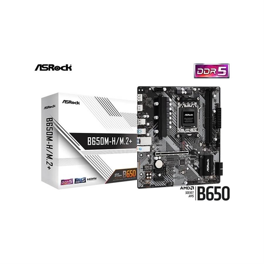 Mother Asrock (Am5) B650M-H/M.2+ DDR5 PCIE 5.0