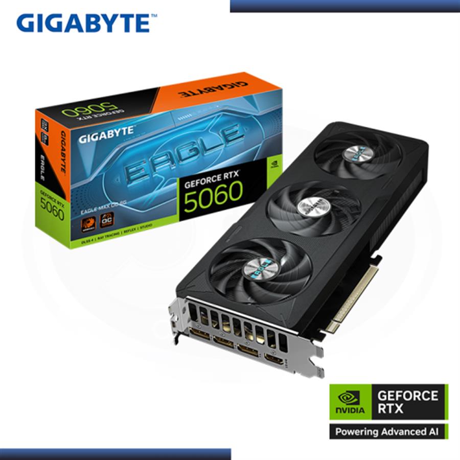 Placa de Video RTX 5060 8GB GIGABYTE EAGLE OC GEFORCE